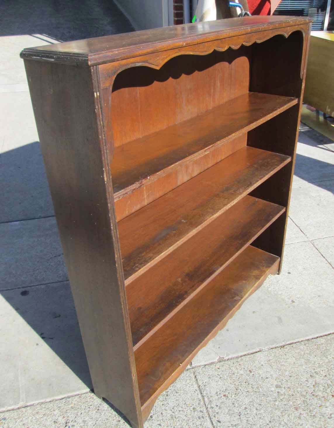 UHURU FURNITURE & COLLECTIBLES SOLD Dark Wood Bookcase 70