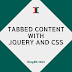Tabs chuyển nội dung với CSS và Javascript
