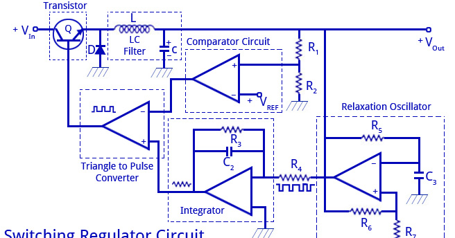 Electrical Page: Switching Regulator Circuit