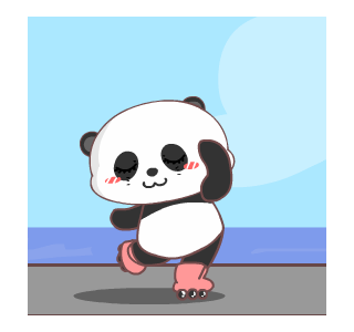 Line Creators Stickers Baby Panda 2 Animated Example With Gif Animation