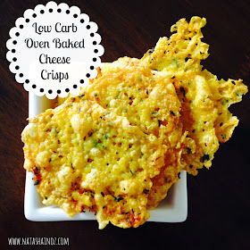 Low Carb Oven Baked Cheese Crisps