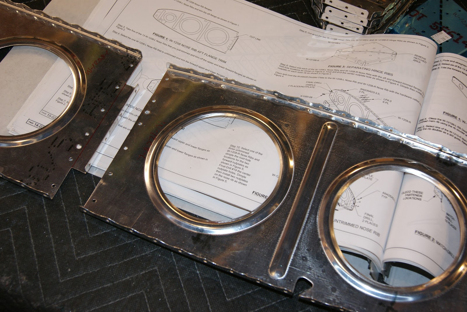 DOG Aviation John's RV-12 Blog: Fluting of RV-12 Wing Ribs Completed