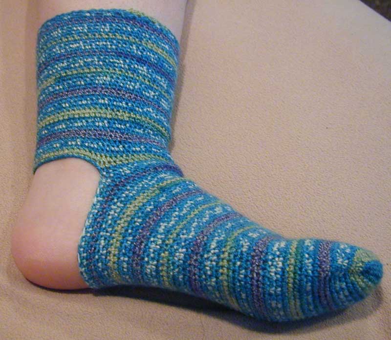 ladynthread Crocheted Socks Start to Finish