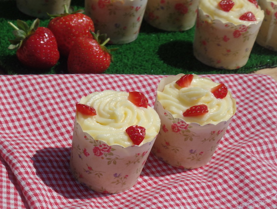 Strawberries and Cream Cupcake Recipe