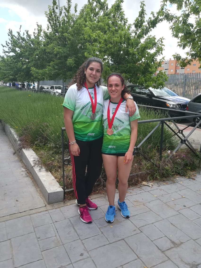 Ainara, Paloma y Vasile medallistas en el Campeonato de Madrid Sub 18