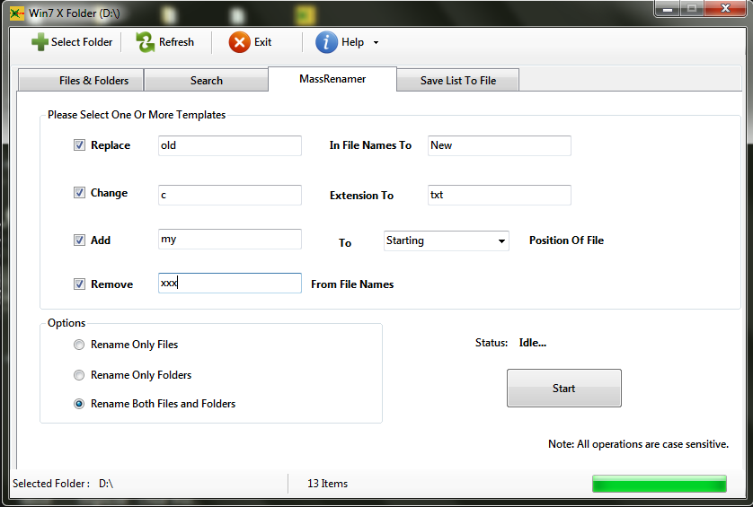 Dos batch file rename files - managelader