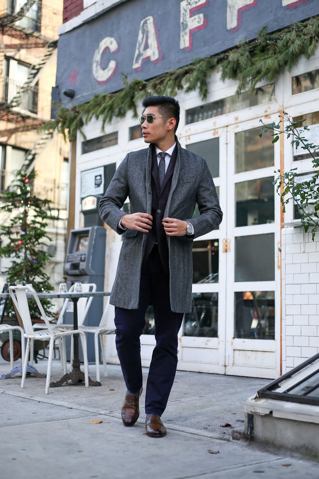 Leo Chan, Levitate Style menswear blogger, Michael Strahan sportcoat