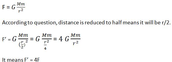 case study questions class 9 physics gravitation