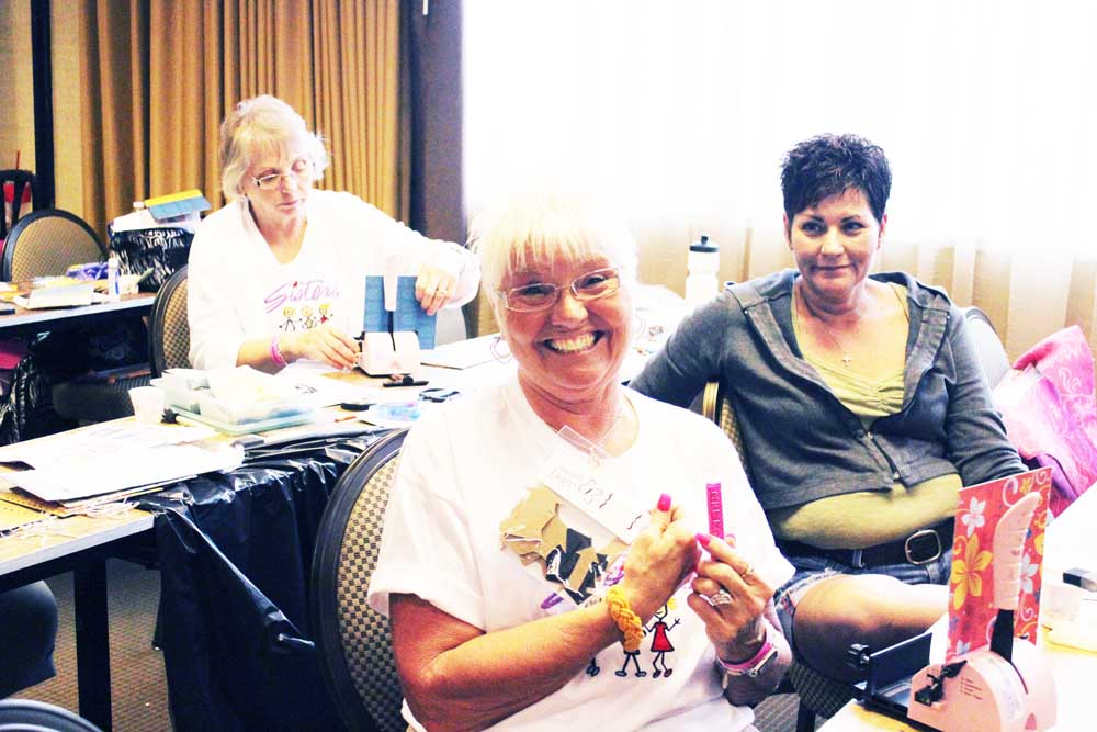 Fun at Great American Scrapbook Conventions!!! Hydrangea Hippo by