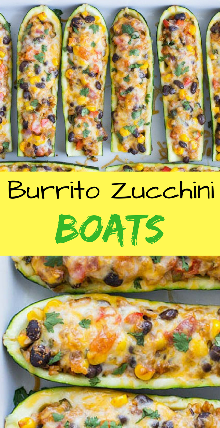 Burrito Zucchini Boats Mom Recipe Today