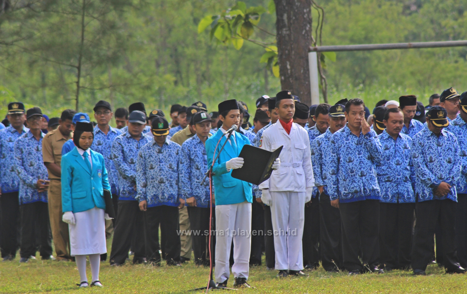 SMA N 1 Playen dipercaya sebagai petugas Upacara Hardiknas