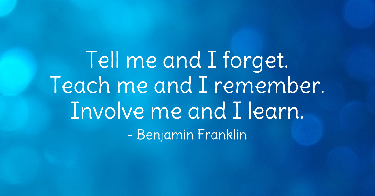 Learn by doing. Learn by doing