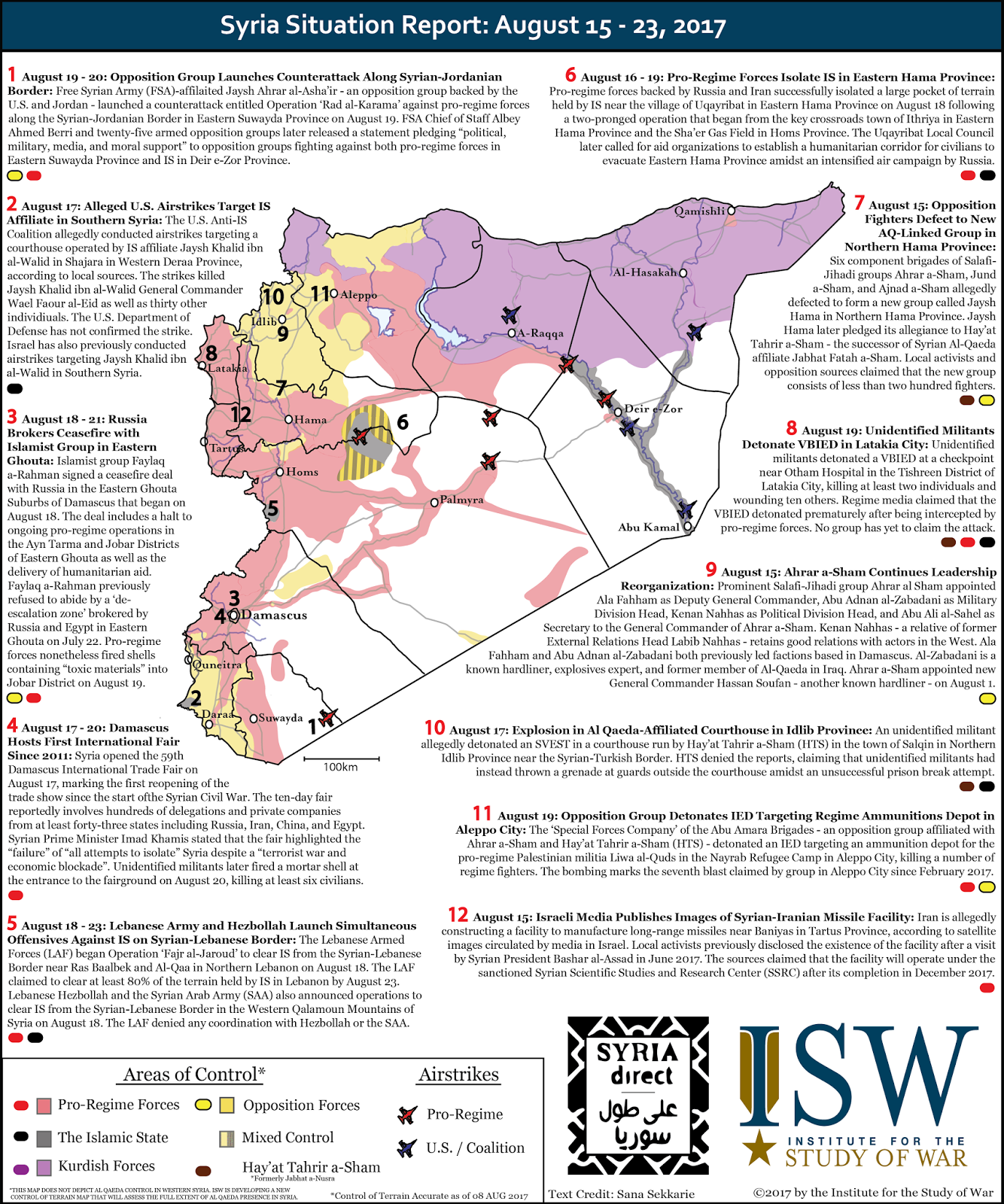 What happened in the syrian war 2015 image