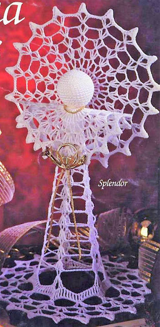 Lace angel Crochet pattern