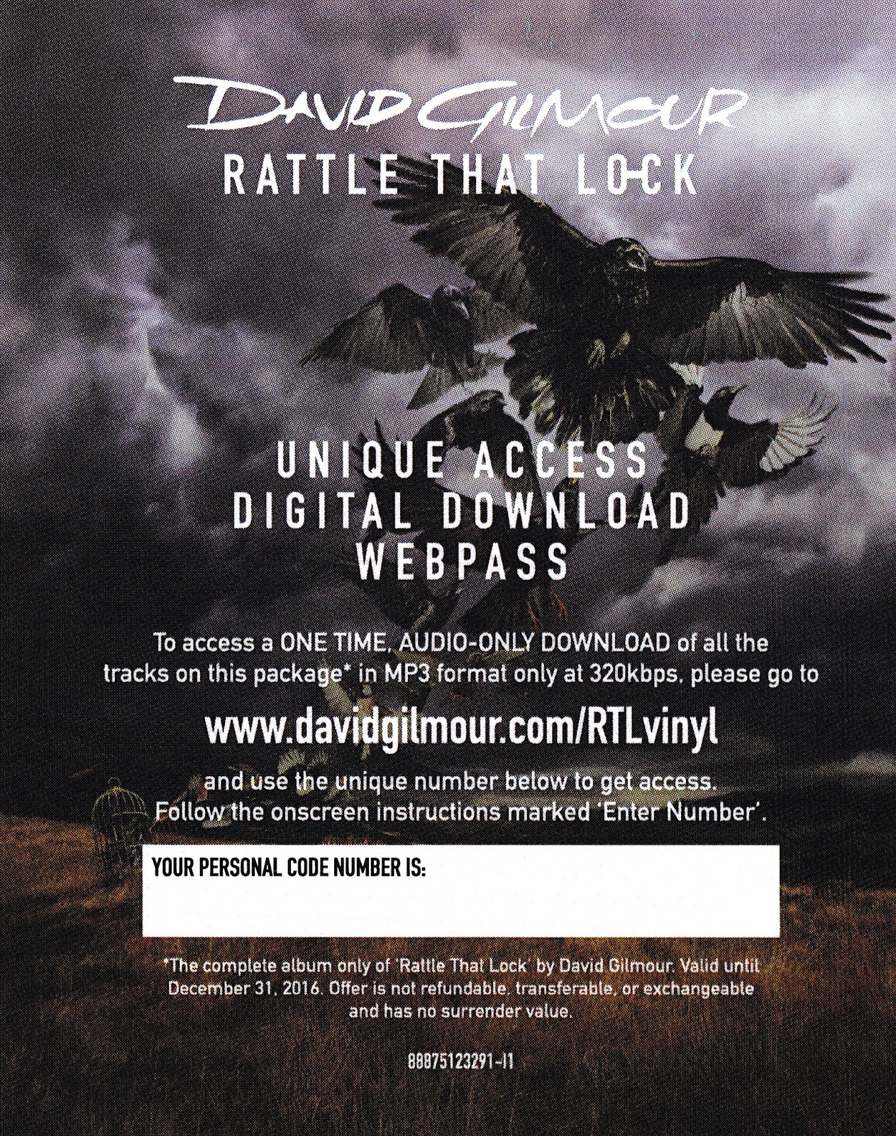 Pink Floyd Ilustrado 2015 Rattle That Lock David Gilmour