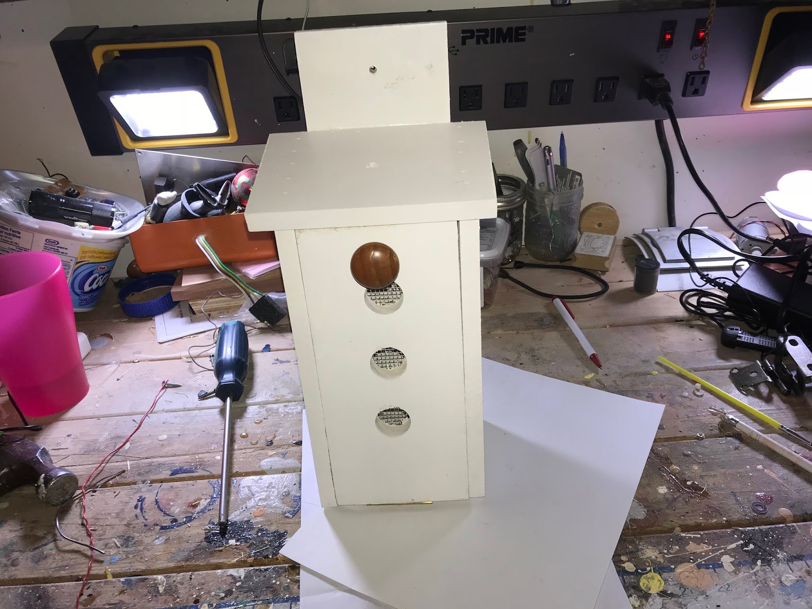 Building a Stevenson Screen for the IOT Weather Station Small