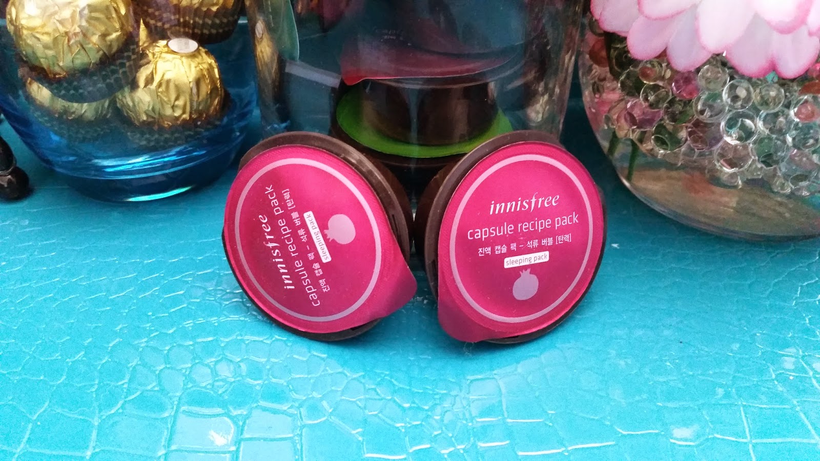 Review: Innisfree Capsule Recipe Pack - Pomegranate Bubble Sleeping Pack