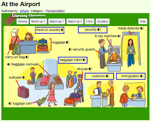 Resultado de imagen de airport vocabulary