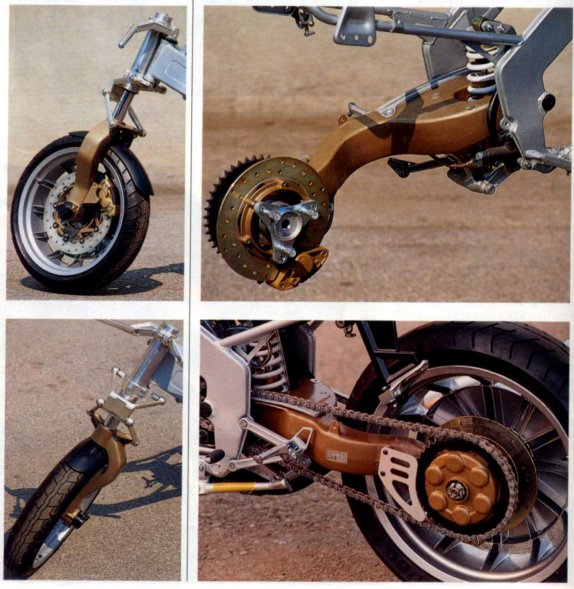 Gilera CX125 Motorcycle Suspension Chassis