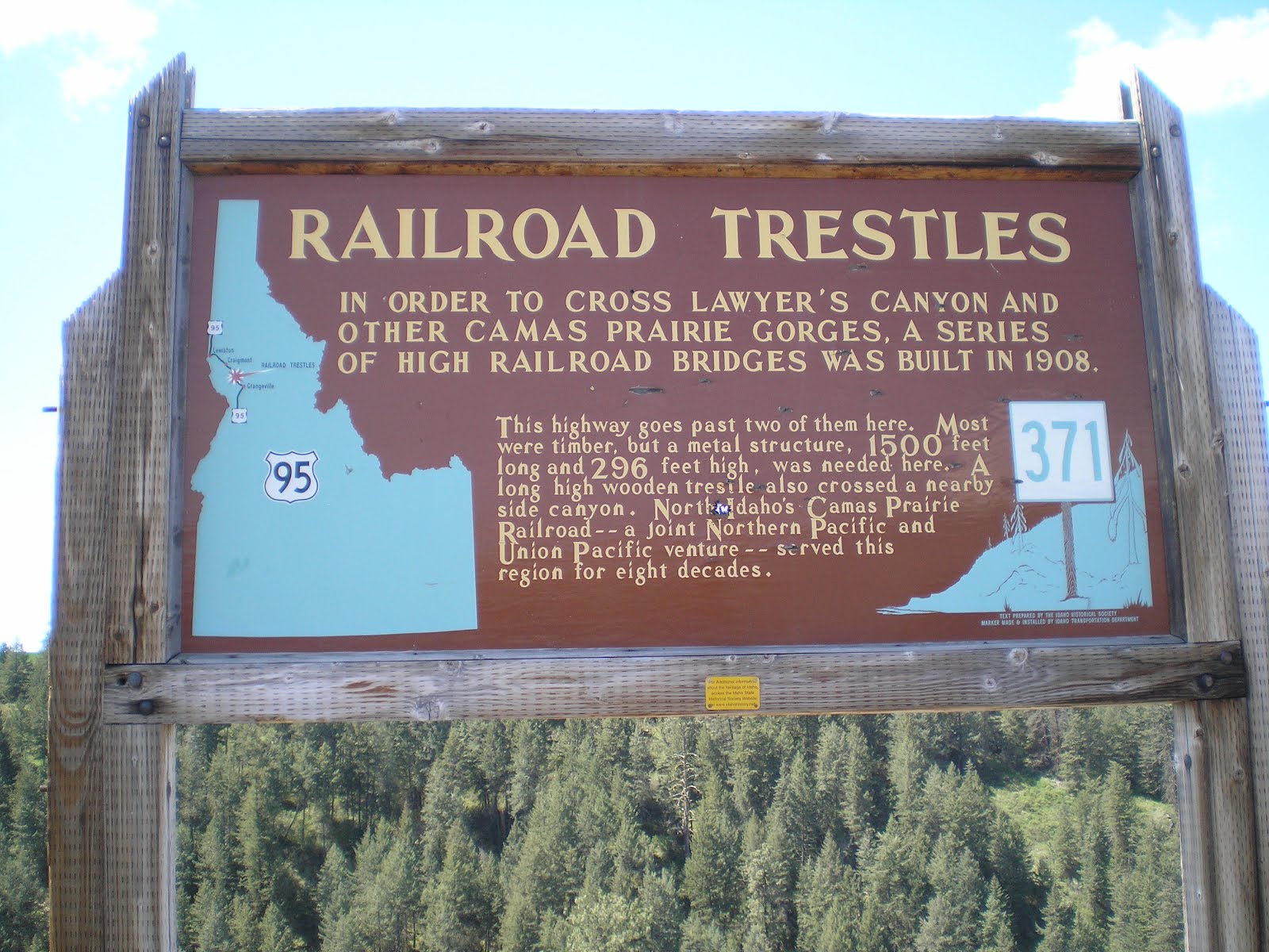 The Road Genealogist Grangeville to Lewiston, Idaho