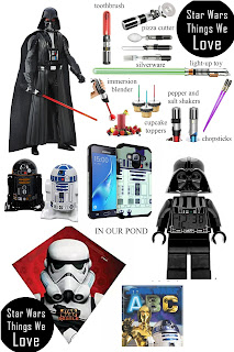 Star Wars Things We Love- a gift guide from In Our Pond  #holidays  #christmas  #starwars  #geek  #giftguide