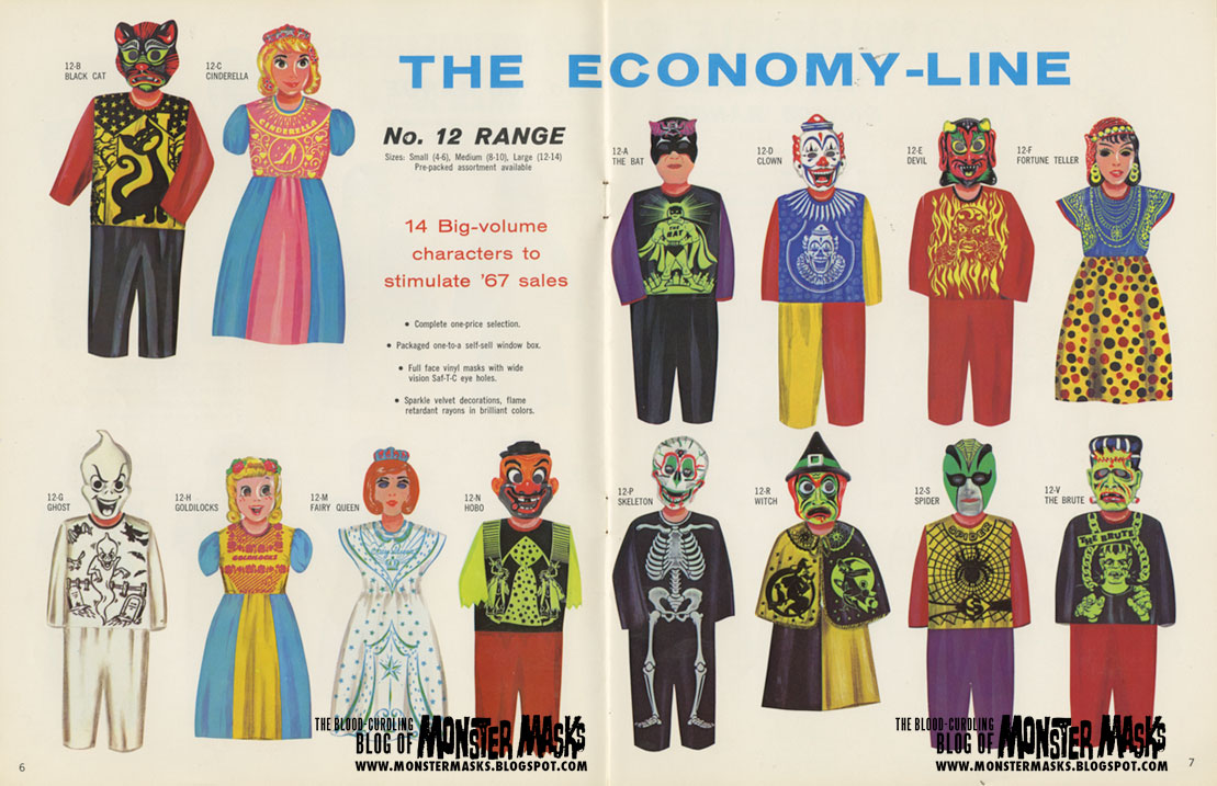 1967 Collegeville Costumes Catalog Blood Curdling Blog of Monster Masks