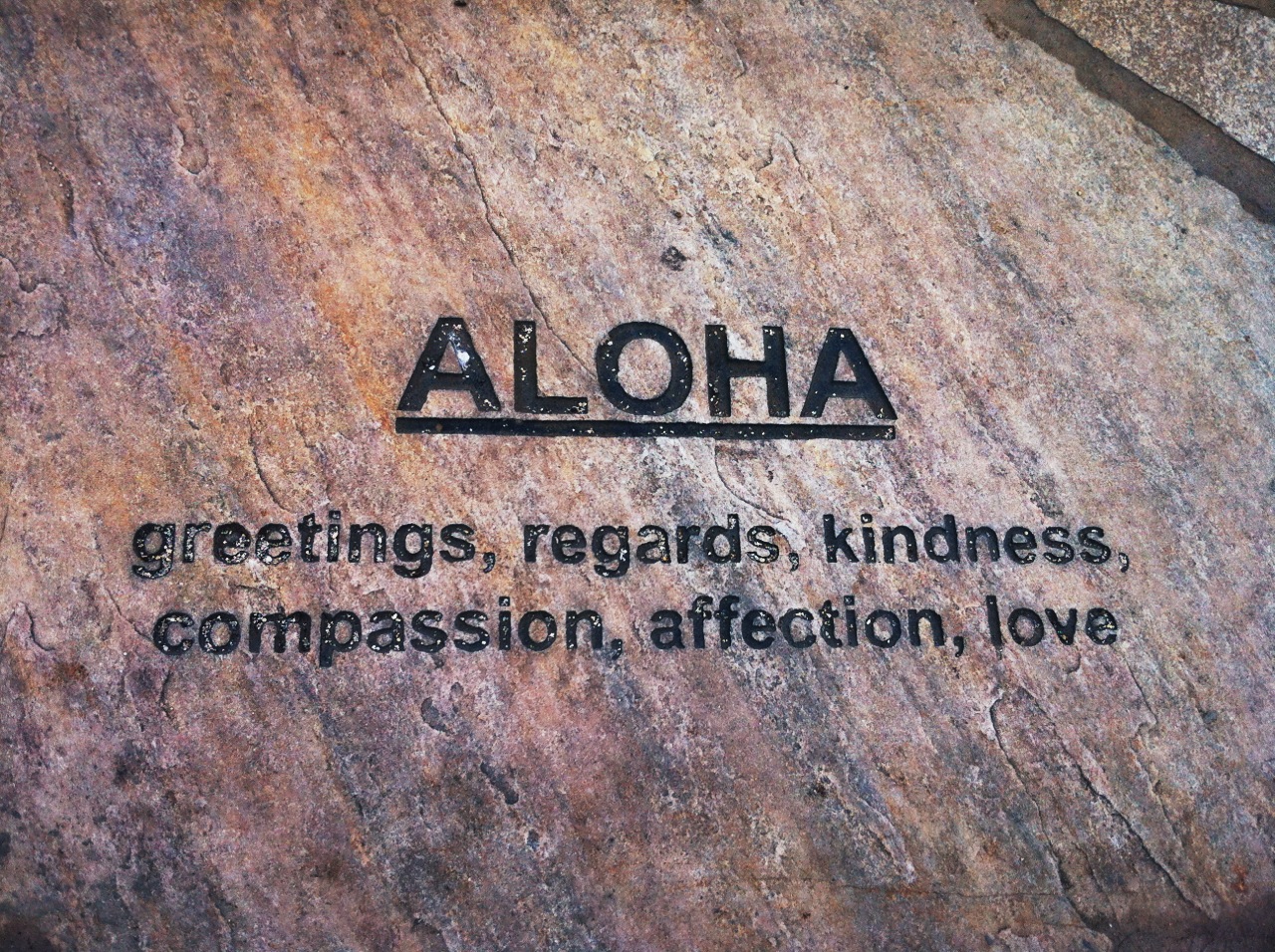 Just another day the meaning of aloha