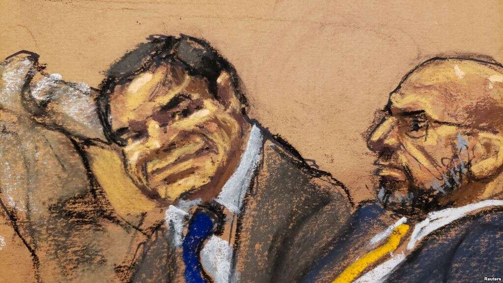 El narcotraficante mexicano en una de las audiencias del juicio en Nueva York / AP