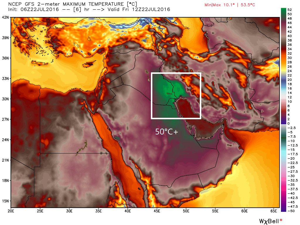54C temperatures in Kuwait and Iraq as heat spikes pose increasing
