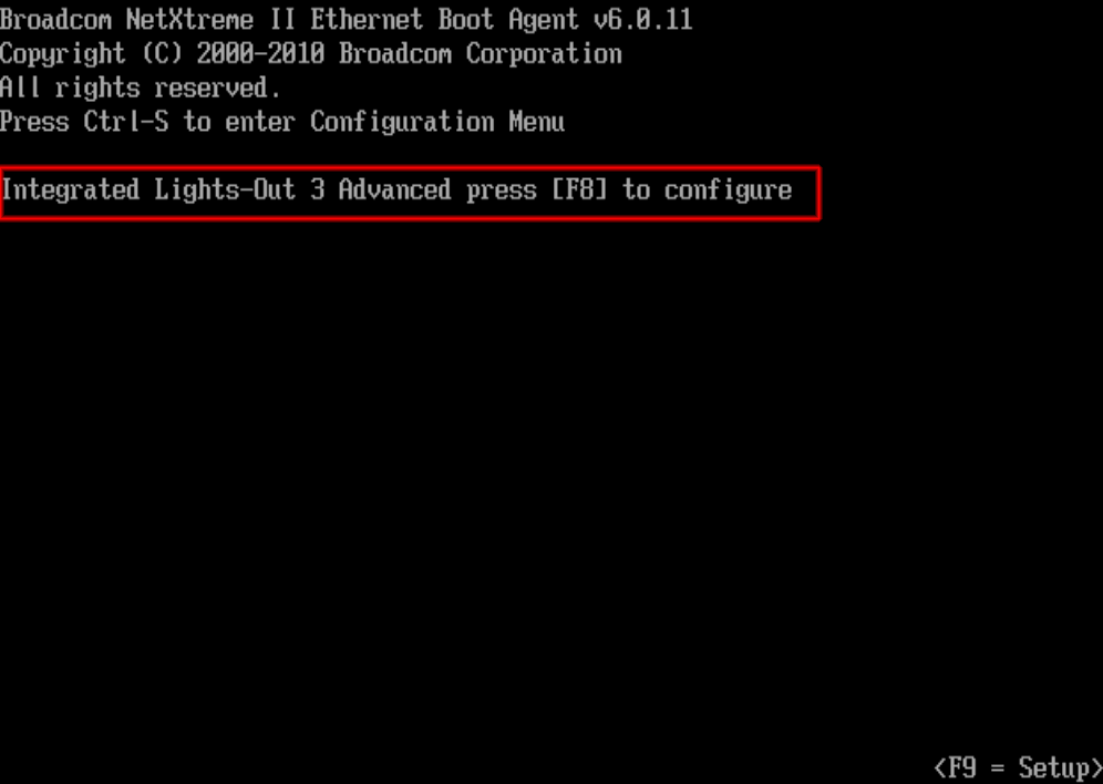 Pantallazos.es Configuración ILO (Integrated LightsOut) de HP