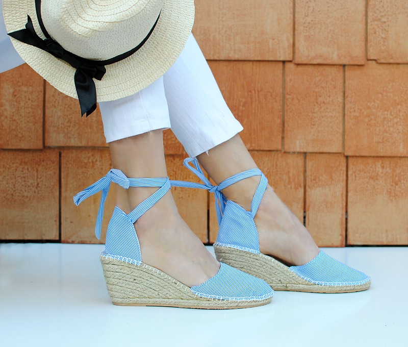 Trash To Couture: DIY Espadrille Wedges