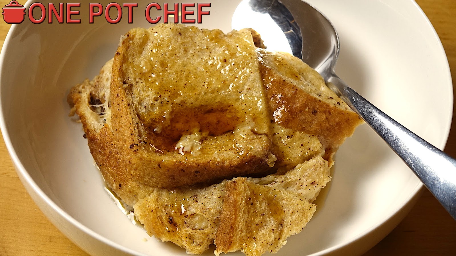 The One Pot Chef Show Slow Cooker French Toast Pudding One Pot Chef