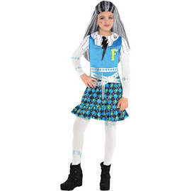 Monster High Party City Frankie Stein Outfit Child Costume