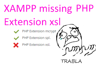 XAMPP  5.6.21  missing PHP Extension xsl tutorial 