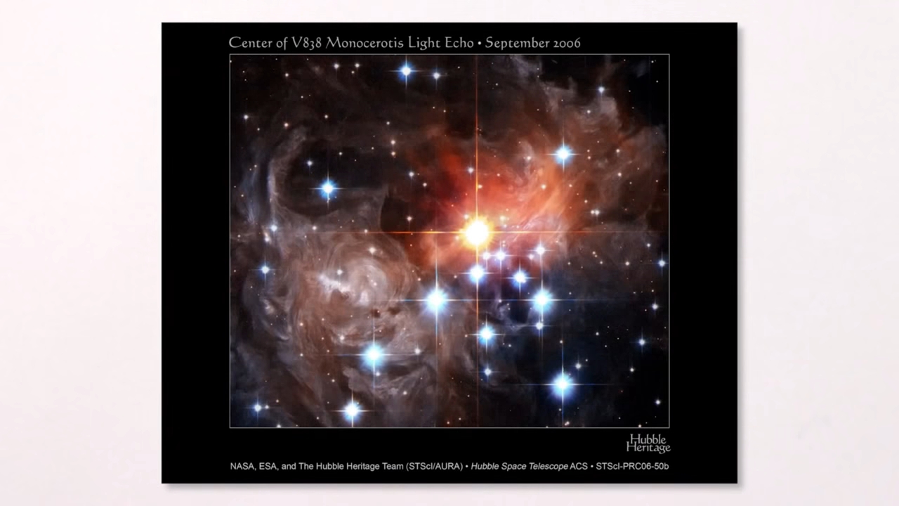 Какими мы видим звезды. V838 Monocerotis звезда. Красная переменная звезда v838 Monocerotis. А звезды видели все. Почему мы видим звезды в прошлом.