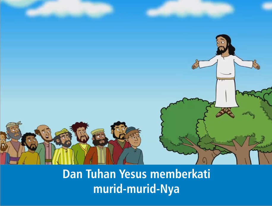 Komik Alkitab Anak: Tuhan Yesus Naik ke Surga