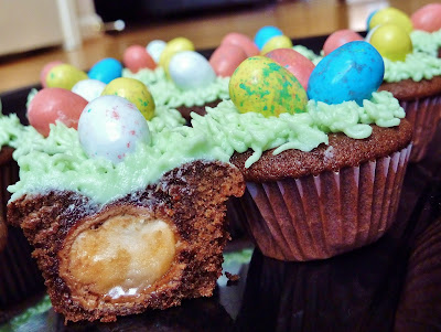 Cadbury Creme Egg Mini Cupcakes