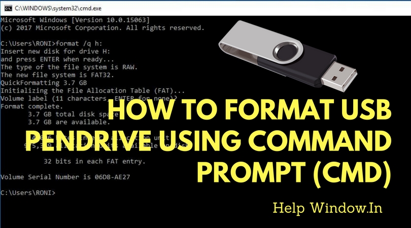 how to format pendrive or micro sd card using command prompt help format sd card using command prompt
