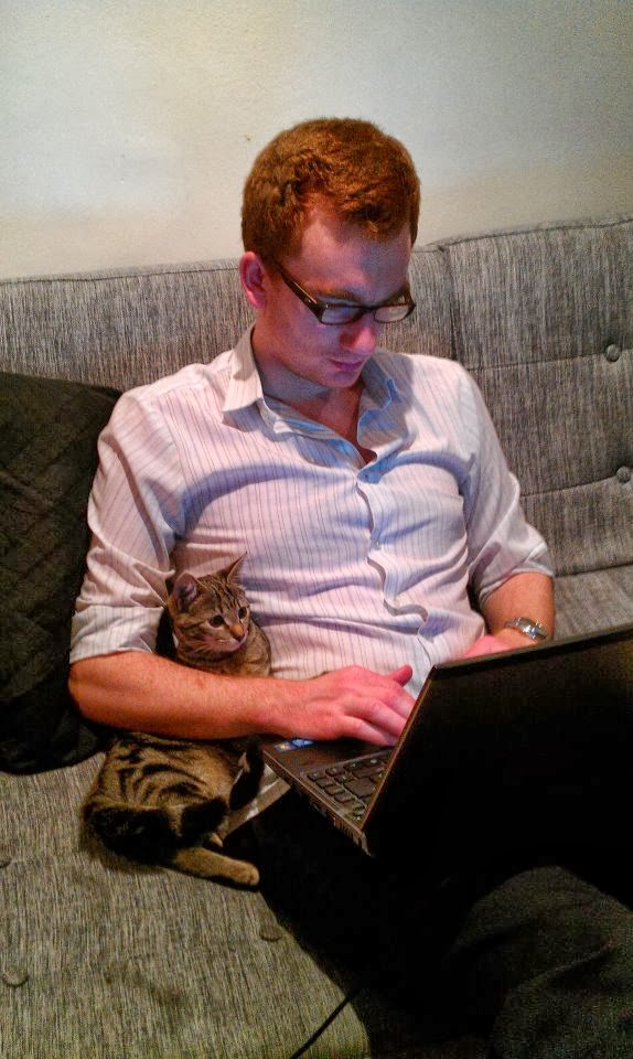 With my glamorous assistant