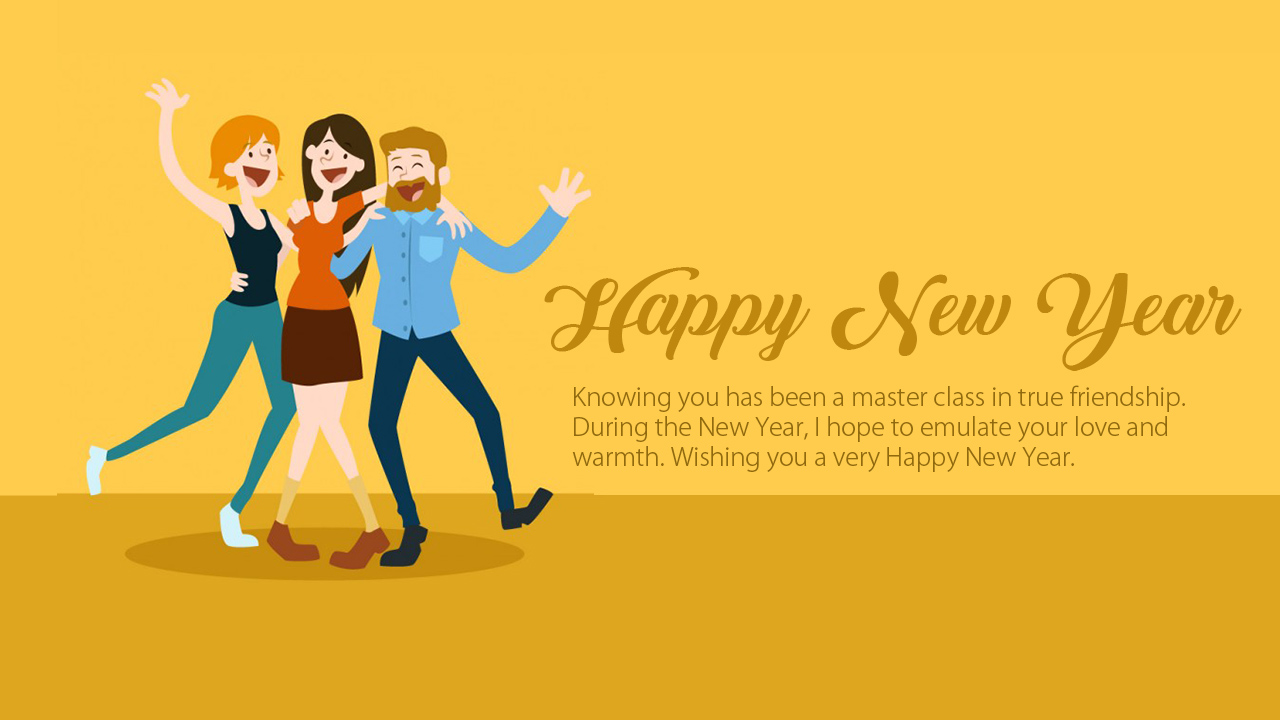 CUTE HAPPY NEW YEAR GREETING CARDS 2017
