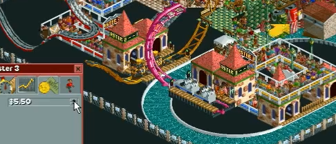 (스압주의) 롤러코스터 타이쿤 장인 - 킹무성