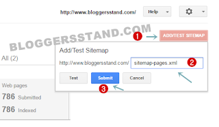 submitting sitemap in google webmaster static pages sitemap submit in google search for indexing