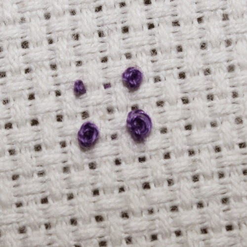 Fangirl Stitches How To Cross Stitch The French Knot