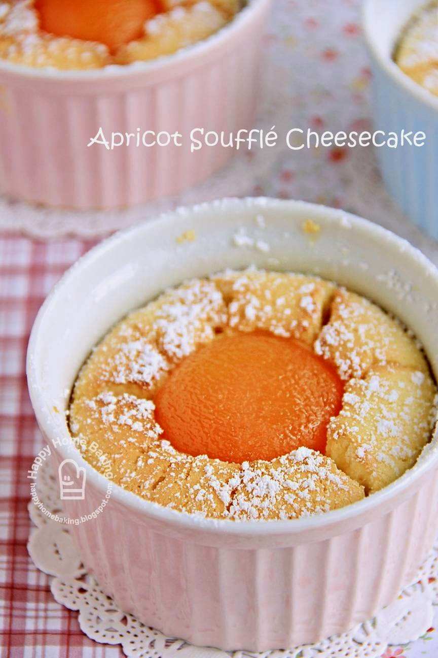 Happy Home Baking Apricot Soufflé Cheesecake