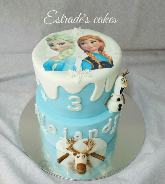 tarta Frozen de cumpleaños 1