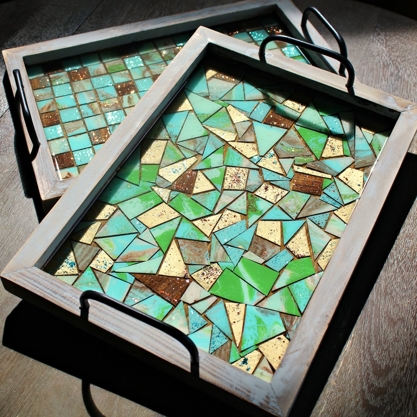 Mark Montano Cardboard Tile Mosaic Trays DIY