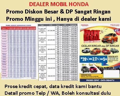 brosur kredit honda medan honda medan brosur kredit