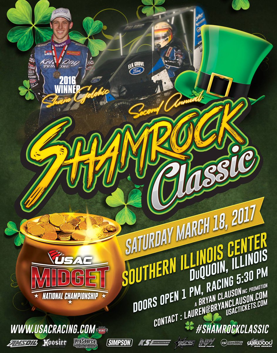 The DIRT Network Shamrock Classic Headlines Tripleheader Weekend on
