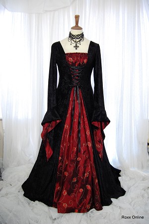 Black and Red Wedding Dresses Design