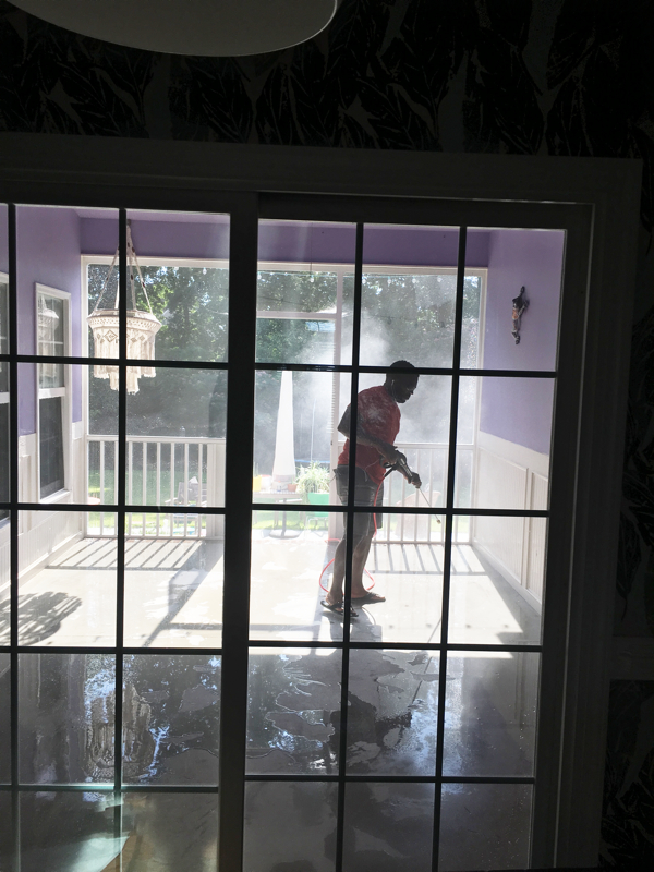 Our Screened in Porch Gets a Makeover- before pic- design addict mom